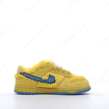 Günstiger Nike SB DUNK LOW PRO QS Three Bear Pack GS Kids ‘Gelb Blau’ Schuhe