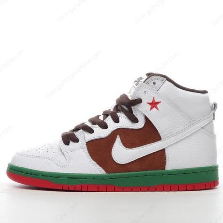 Günstiger Nike SB Dunk High ‘Braun Weiß’ Schuhe 313171-201