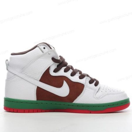 Günstiger Nike SB Dunk High ‘Braun Weiß’ Schuhe 313171-201