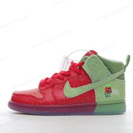 Günstiger Nike SB Dunk High ‘Grün Rot’ Schuhe CW7093-600
