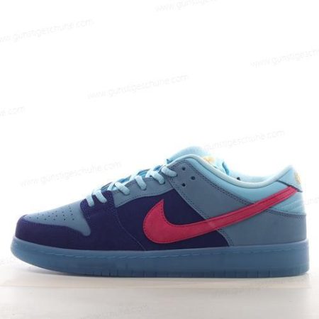 Günstiger Nike SB Dunk Low ‘Blau Rot’ Schuhe DO9404-400