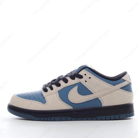 Günstiger Nike SB Dunk Low ‘Grau Schwarz Blau’ Schuhe BQ6817-200