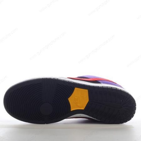 Günstiger Nike SB Dunk Low ‘Schwarz Violett Gelb Rot’ Schuhe BQ6817-008