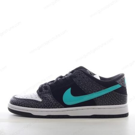 Günstiger Nike SB Dunk Low ‘Schwarz Weiß Blau’ Schuhe BQ6817-009