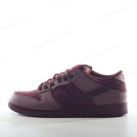 Günstiger Nike SB Dunk Low ‘Violett Rot’ Schuhe FN0619-600