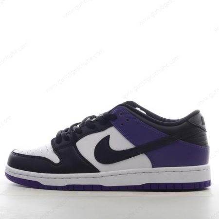 Günstiger Nike SB Dunk Low ‘Violett Schwarz Weiß’ Schuhe BQ6817-500