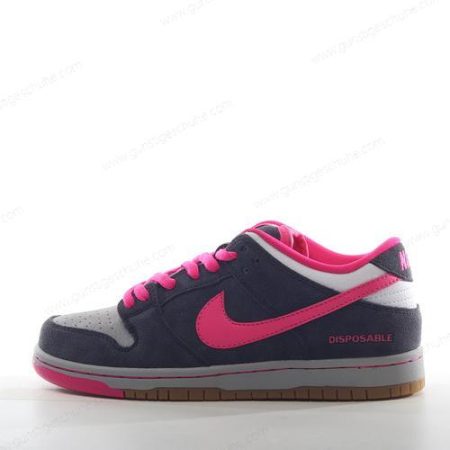 Günstiger Nike SB Dunk Low ‘Weiß Schwarz Rosa’ Schuhe 504750-061