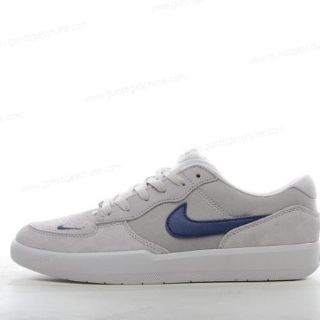 Günstiger Nike SB Force 58 Low ‘Weiß Blau Grau’ Schuhe CZ2959-007