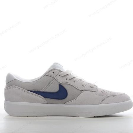 Günstiger Nike SB Force 58 Low ‘Weiß Blau Grau’ Schuhe CZ2959-007